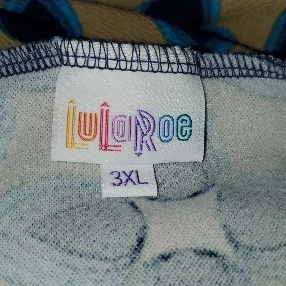 LulaRoe Cassie Pencil Skirt Size 3x - Picture 4 of 7